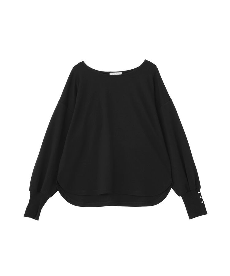 Green Parks「パールスリーブカットプルオーバー」|Tシャツ・カットソー|Black