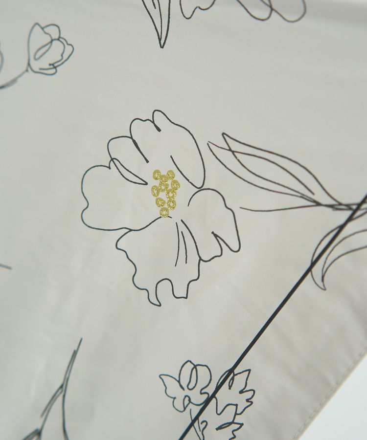 YECCA VECCA「【晴雨兼用】Wpc.遮光フラワードローイングミニ日傘」|傘|