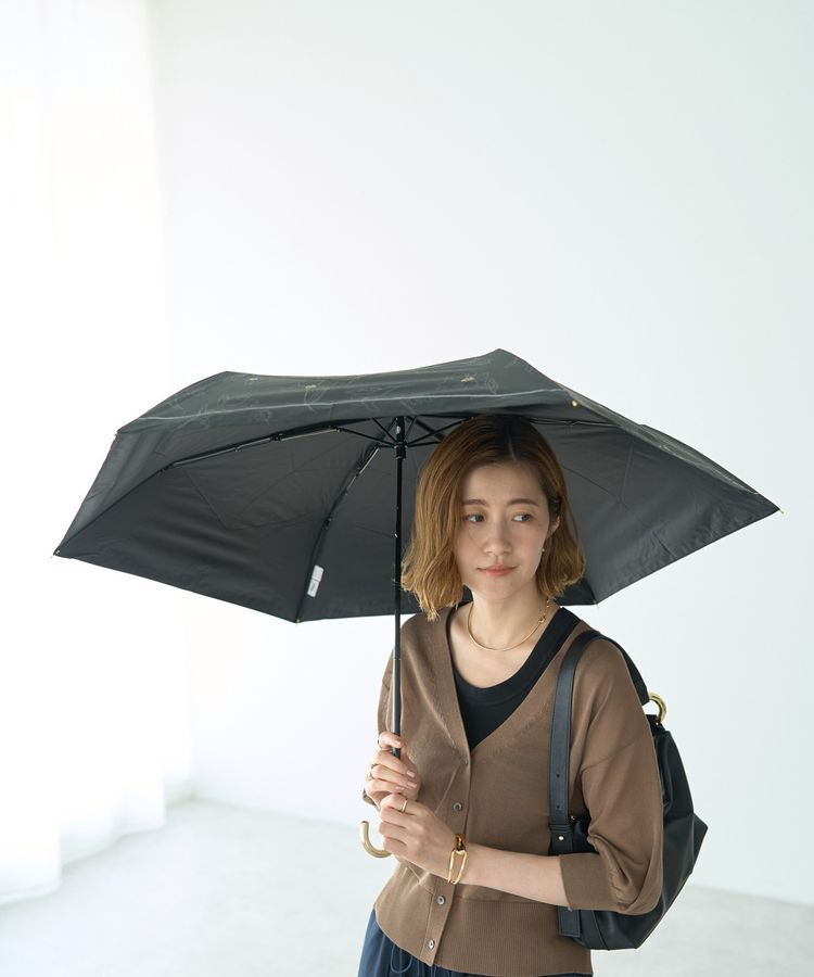 YECCA VECCA「【晴雨兼用】Wpc.遮光フラワードローイングミニ日傘」|傘|