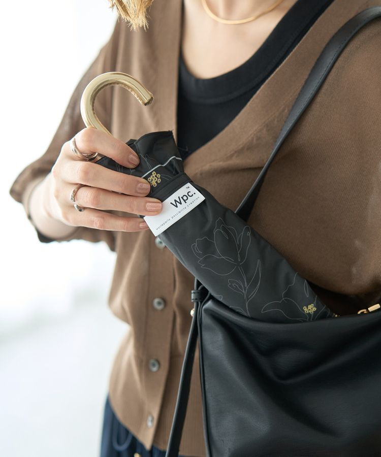 YECCA VECCA「【晴雨兼用】Wpc.遮光フラワードローイングミニ日傘」|傘|