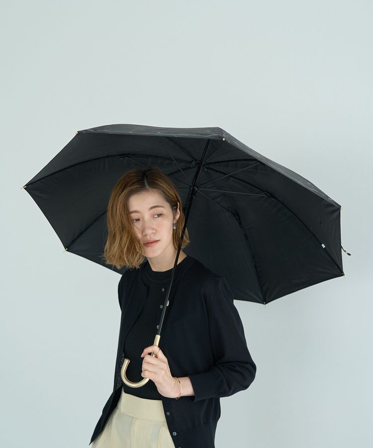 YECCA VECCA「【晴雨兼用】Wpc.遮光フラワードローイング日傘」|傘|