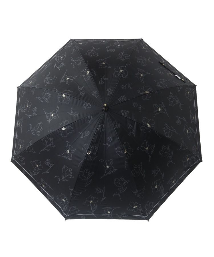 YECCA VECCA「【晴雨兼用】Wpc.遮光フラワードローイング日傘」|傘|