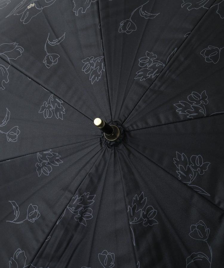 YECCA VECCA「【晴雨兼用】Wpc.遮光フラワードローイング日傘」|傘|