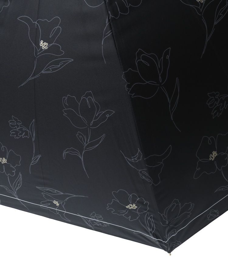 YECCA VECCA「【晴雨兼用】Wpc.遮光フラワードローイング日傘」|傘|