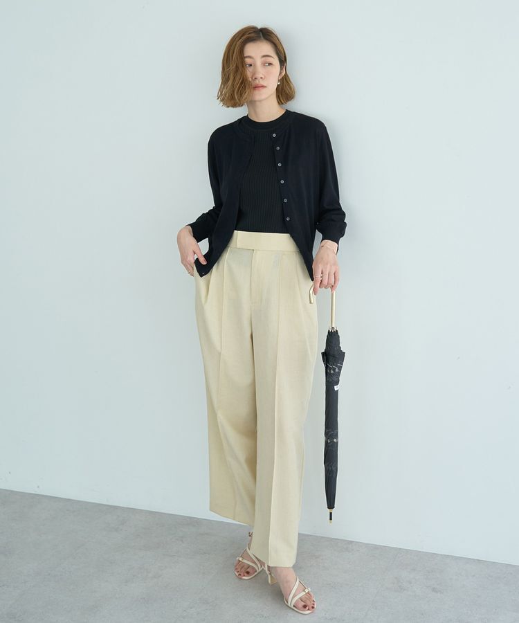 YECCA VECCA「【晴雨兼用】Wpc.遮光フラワードローイング日傘」|傘|