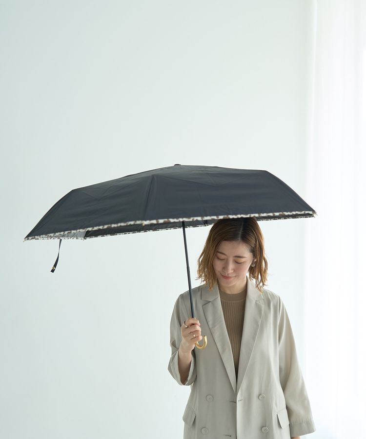 YECCA VECCA「【晴雨兼用】Wpc.遮光アニマルパイピング ミニ日傘」|傘|