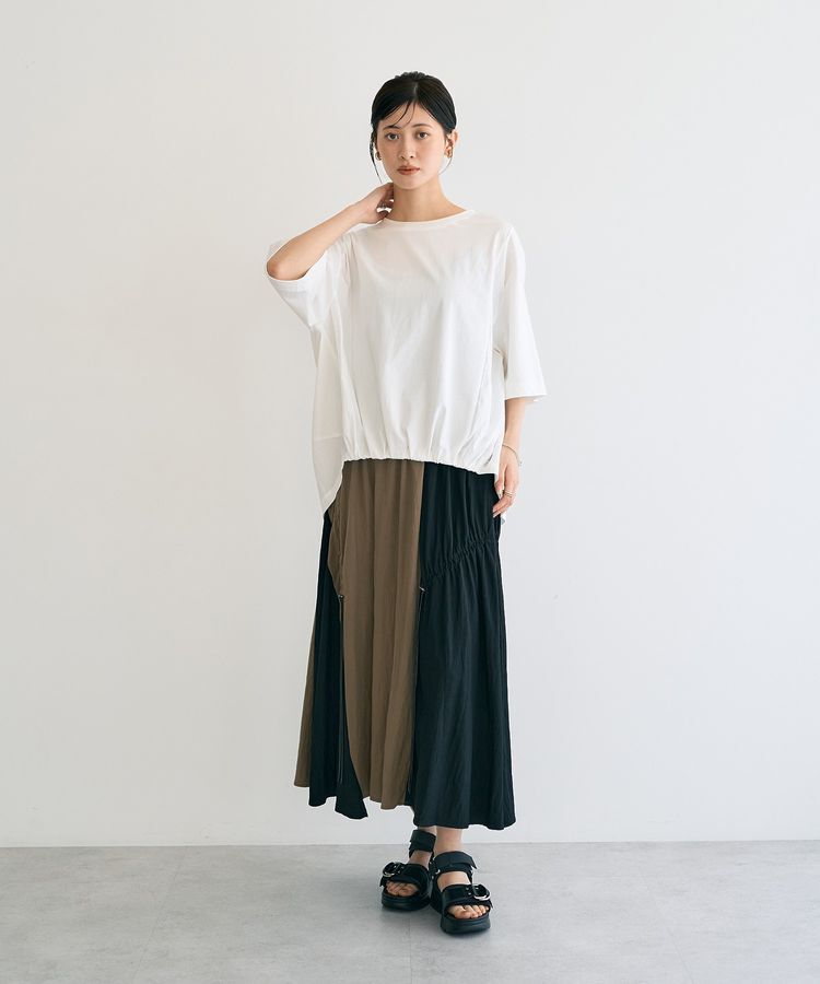 Editt by YECCA VECCA「素材MIXカットプルオーバー」|Tシャツ・カットソー|