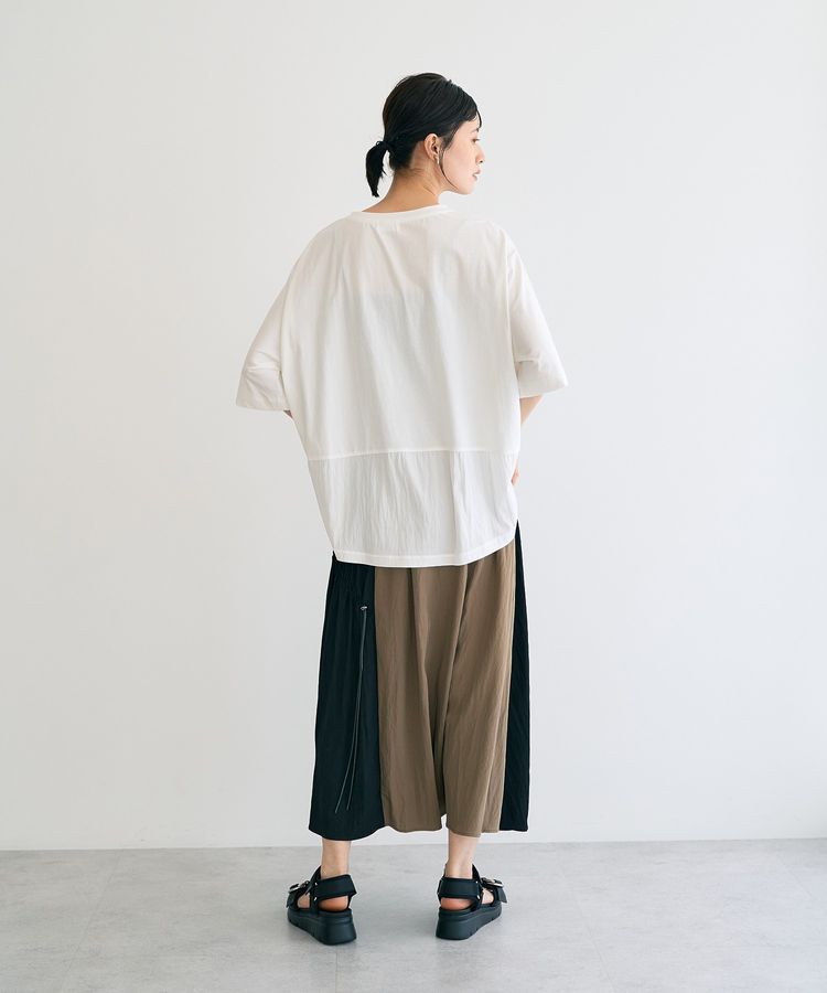 Editt by YECCA VECCA「素材MIXカットプルオーバー」|Tシャツ・カットソー|