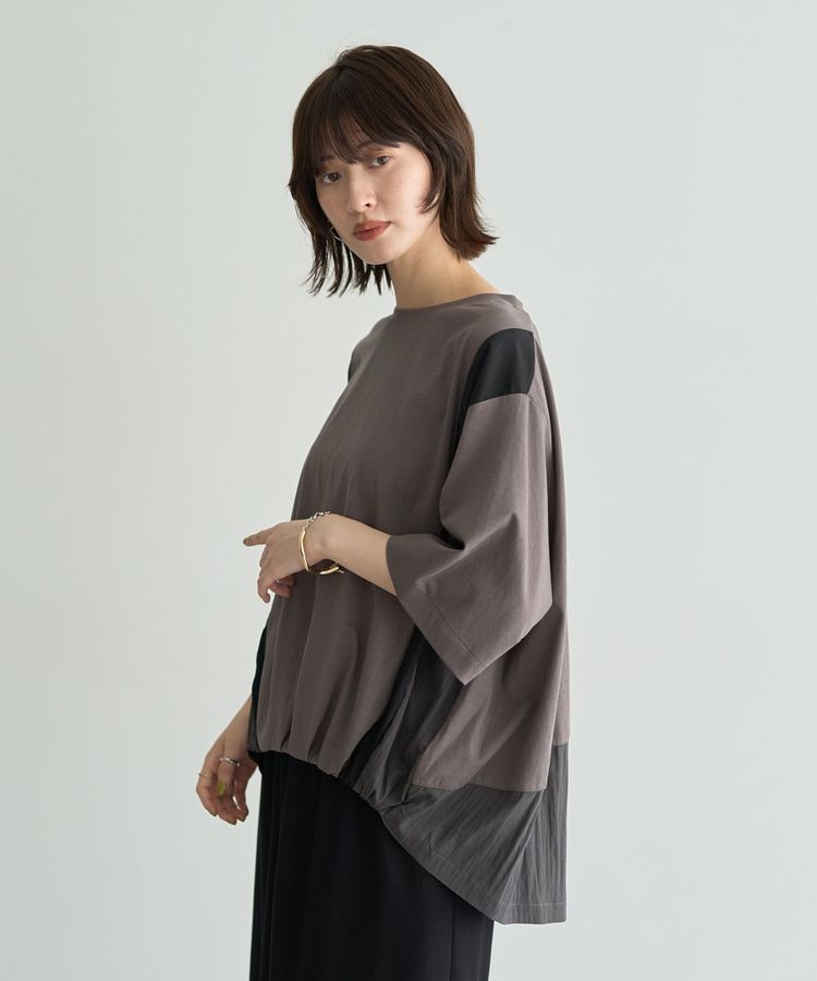 Editt by YECCA VECCA「素材MIXカットプルオーバー」|Tシャツ・カットソー|