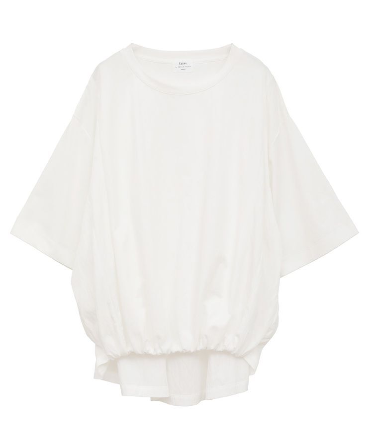 Editt by YECCA VECCA「素材MIXカットプルオーバー」|Tシャツ・カットソー|