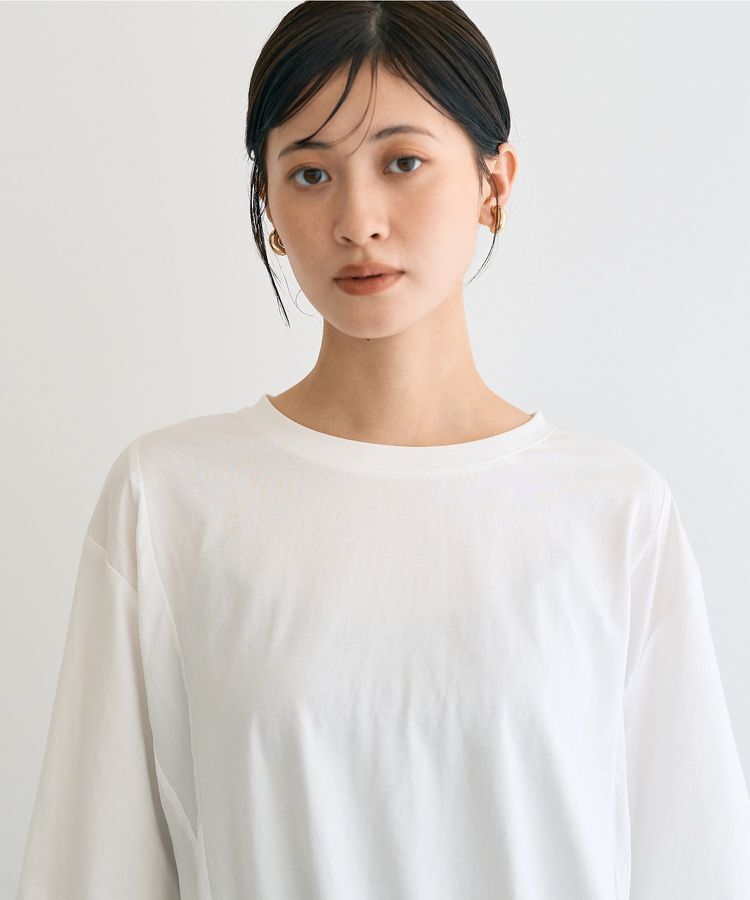 Editt by YECCA VECCA「素材MIXカットプルオーバー」|Tシャツ・カットソー|