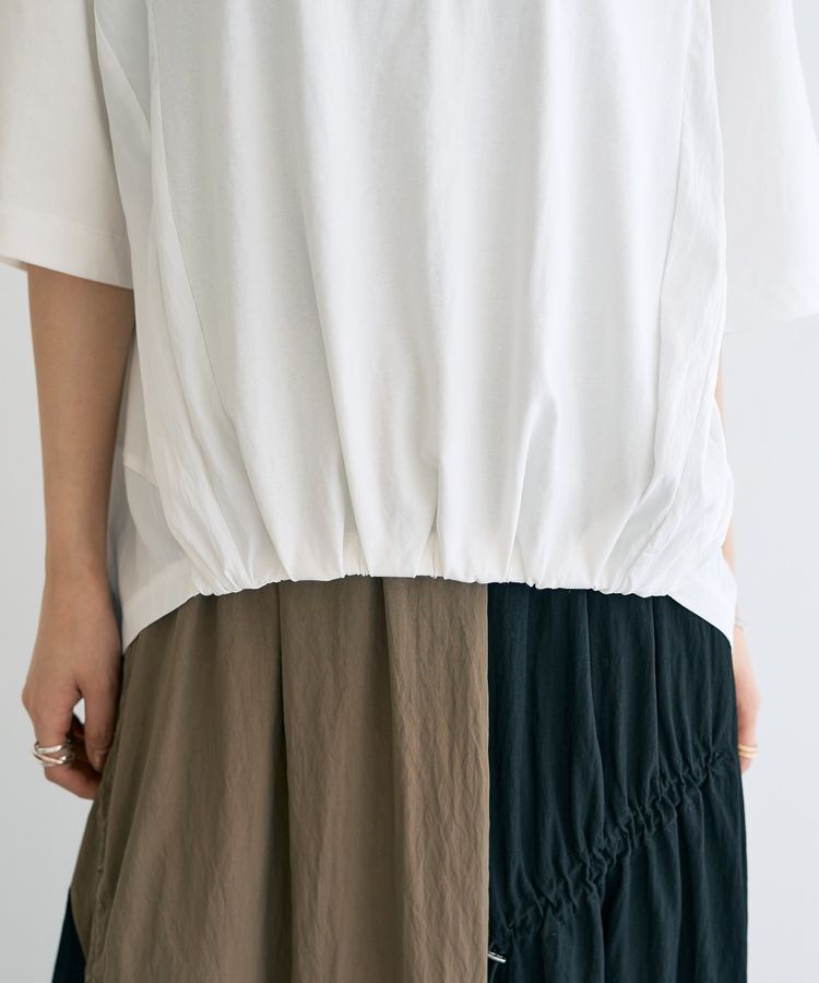 Editt by YECCA VECCA「素材MIXカットプルオーバー」|Tシャツ・カットソー|