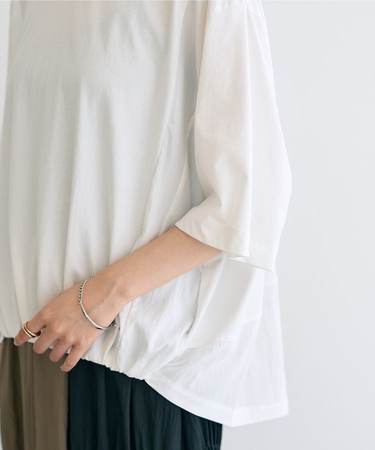 Editt by YECCA VECCA「素材MIXカットプルオーバー」|Tシャツ・カットソー|