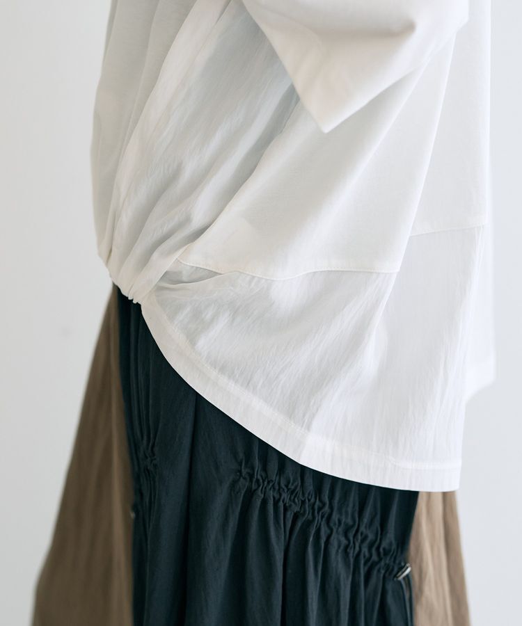 Editt by YECCA VECCA「素材MIXカットプルオーバー」|Tシャツ・カットソー|