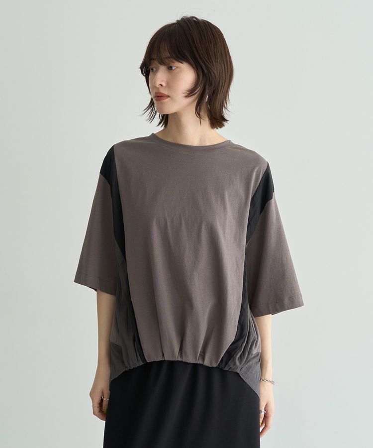 Editt by YECCA VECCA「素材MIXカットプルオーバー」|Tシャツ・カットソー|