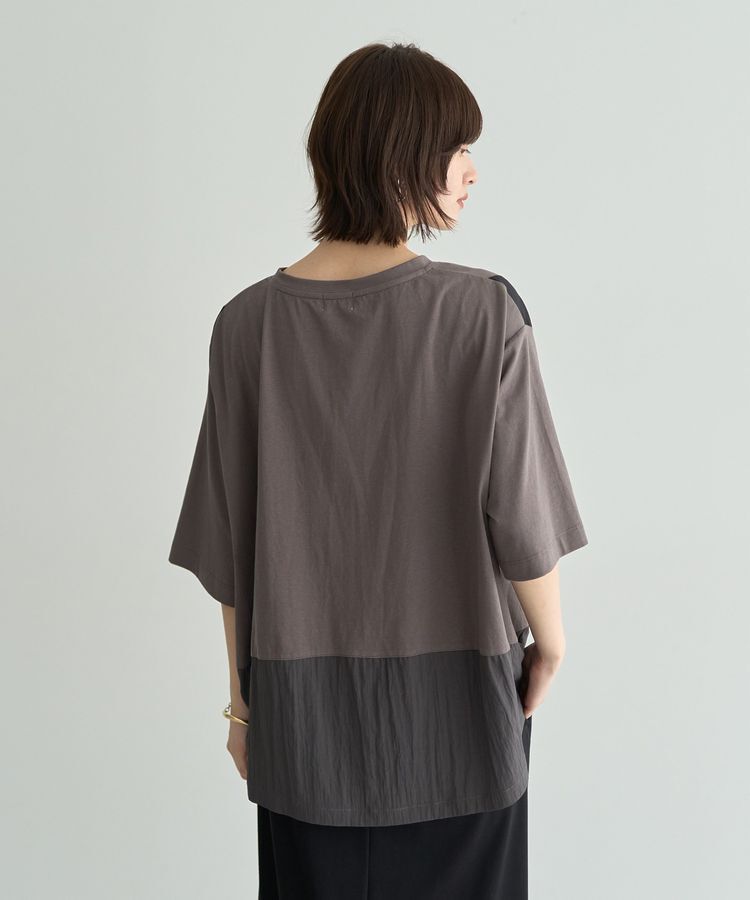 Editt by YECCA VECCA「素材MIXカットプルオーバー」|Tシャツ・カットソー|