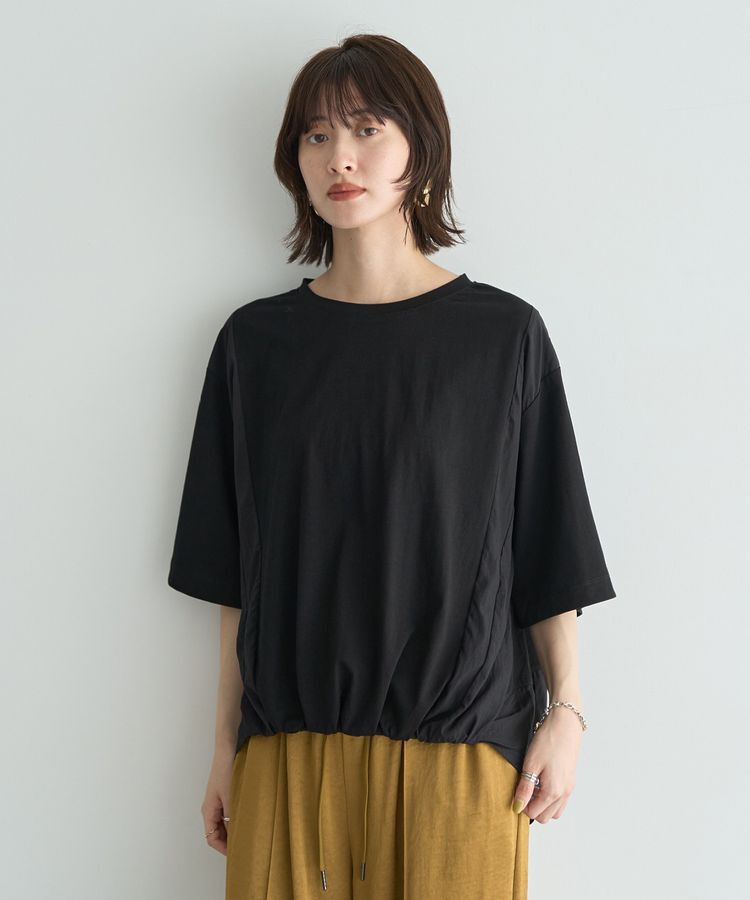 Editt by YECCA VECCA「素材MIXカットプルオーバー」|Tシャツ・カットソー|