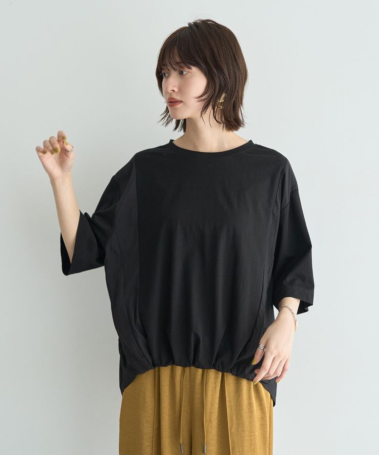 Editt by YECCA VECCA「素材MIXカットプルオーバー」|Tシャツ・カットソー|