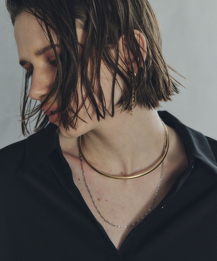 YECCA VECCA「2連メタルチョーカー」|ネックレス|