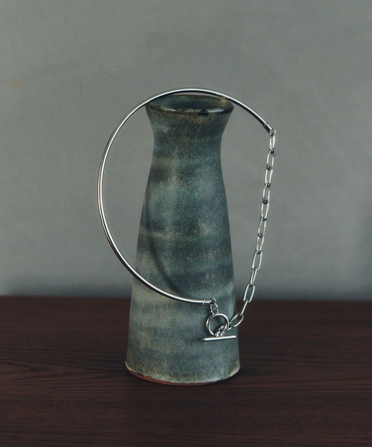 YECCA VECCA「チェーンMIXチョーカー」|ネックレス|Silver