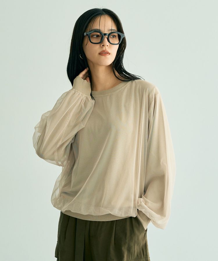 YECCA VECCA「オーバーチュールニット」|ニット・セーター|Light beige