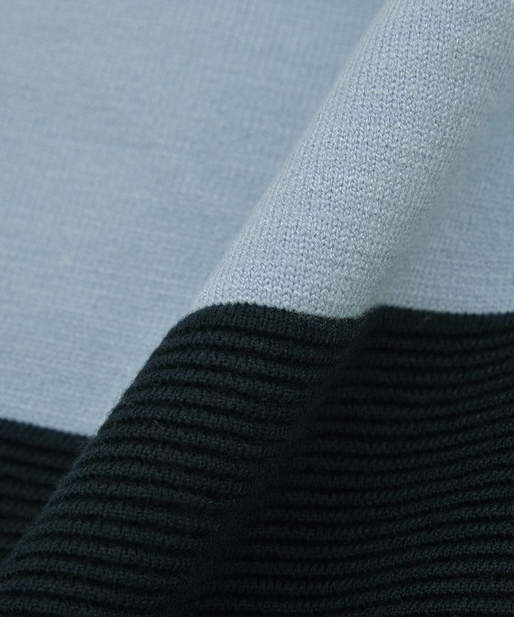 YECCA VECCA「釦デザイン配色ニット」|ニット・セーター|