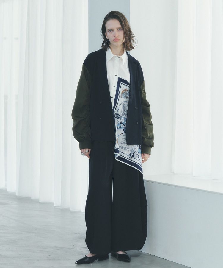 Editt by YECCA VECCA「異素材MIXテーラードジャケット」|テーラードジャケット|