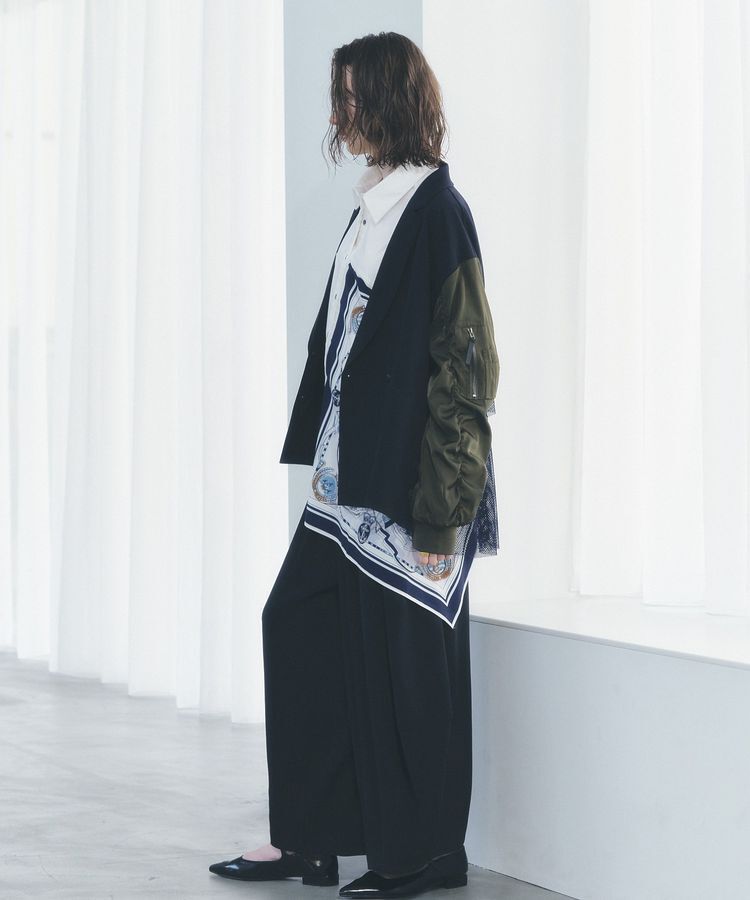 Editt by YECCA VECCA「異素材MIXテーラードジャケット」|テーラードジャケット|