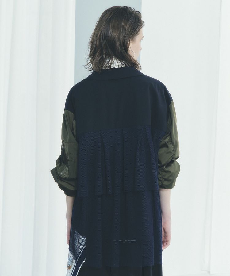 Editt by YECCA VECCA「異素材MIXテーラードジャケット」|テーラードジャケット|