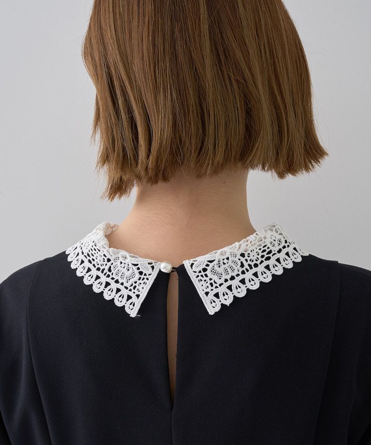 YECCA VECCA「2wayレース襟ブラウス」|シャツ・ブラウス|