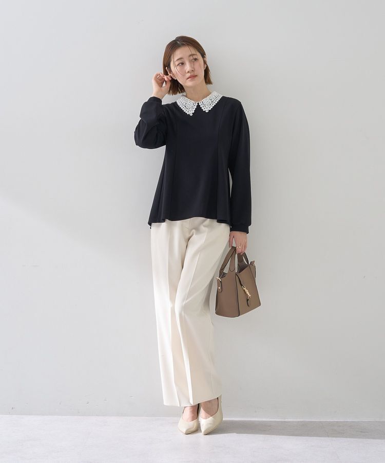 YECCA VECCA「2wayレース襟ブラウス」|シャツ・ブラウス|