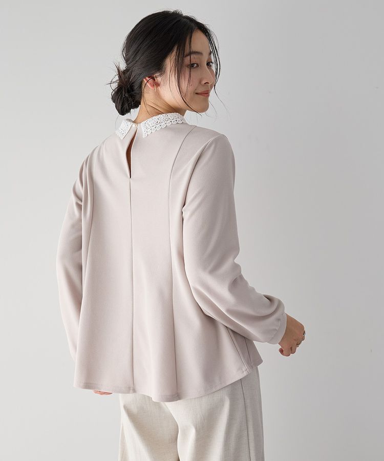 YECCA VECCA「2wayレース襟ブラウス」|シャツ・ブラウス|