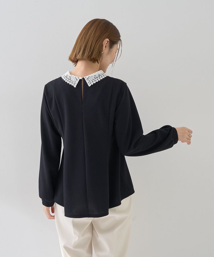 YECCA VECCA「2wayレース襟ブラウス」|シャツ・ブラウス|