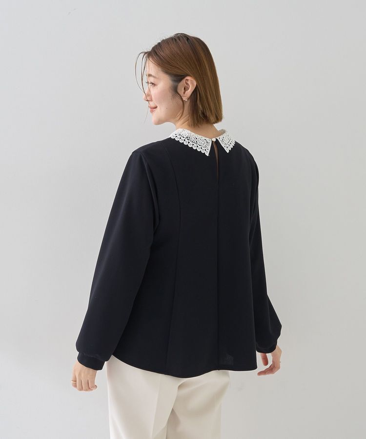 YECCA VECCA「2wayレース襟ブラウス」|シャツ・ブラウス|