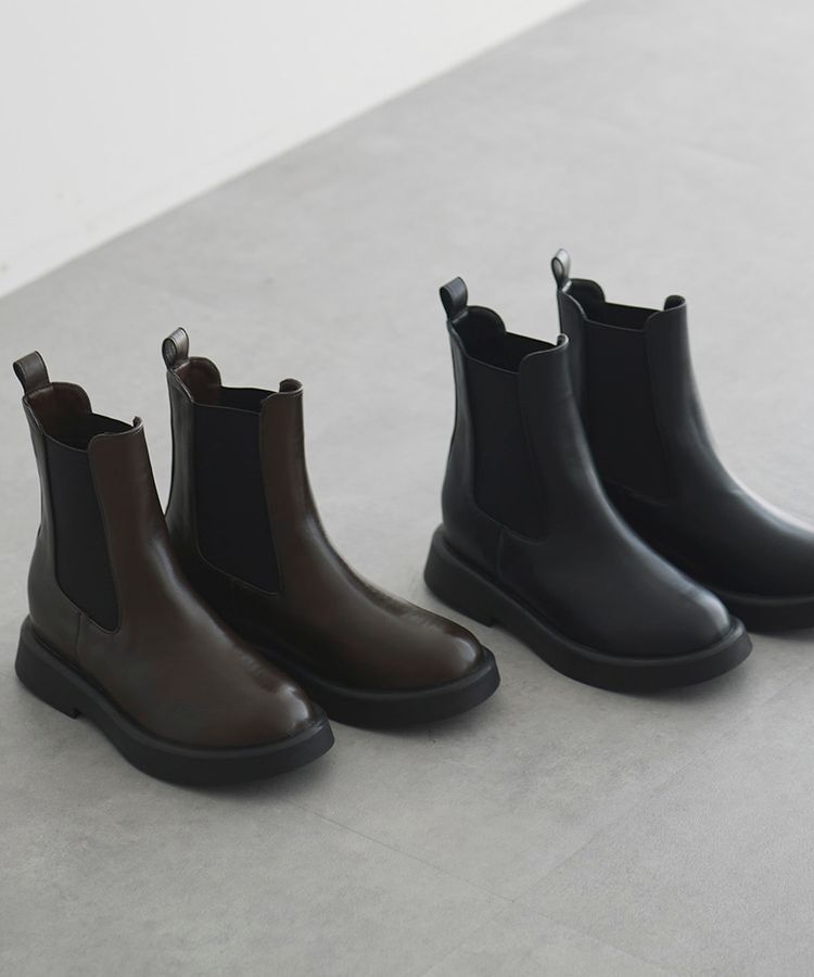 GARAGE OF GOOD CLOTHING「インヒールサイドゴアブーツ」|ショートブーツ|