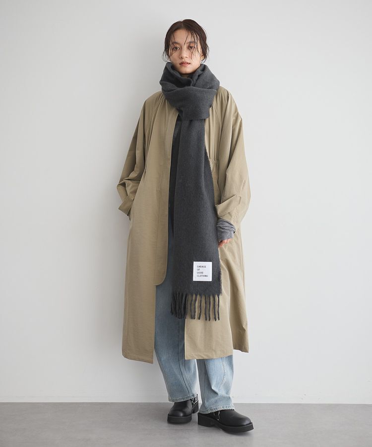 GARAGE OF GOOD CLOTHING「ループヤーンカラーストール」|ストール|Black