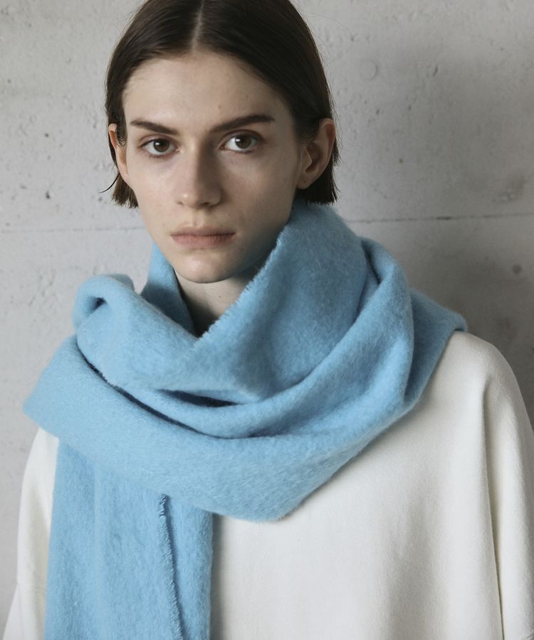 GARAGE OF GOOD CLOTHING「ループヤーンカラーストール」|ストール|Blue