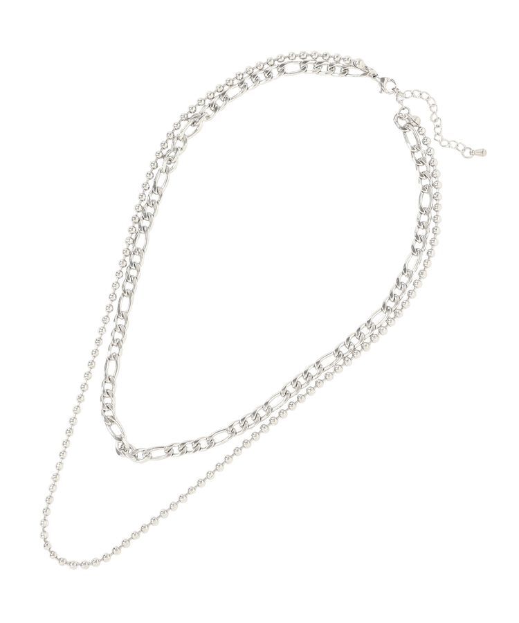 GARAGE OF GOOD CLOTHING「STAINLESSボールチェーン２連ネックレス」|ネックレス|