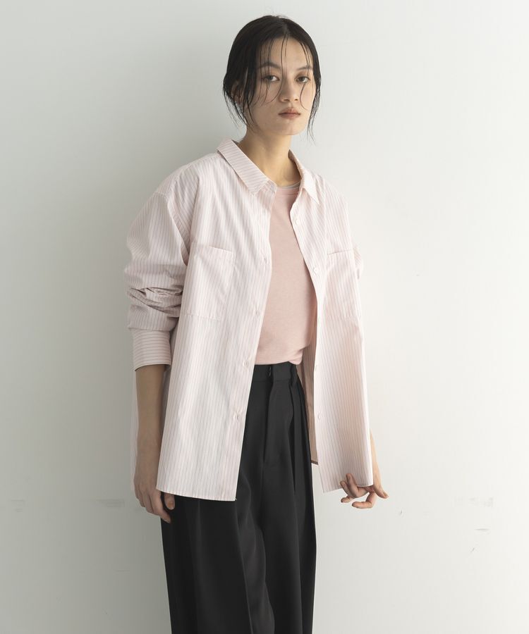GARAGE OF GOOD CLOTHING「ストライプビッグシャツ」|シャツ・ブラウス|