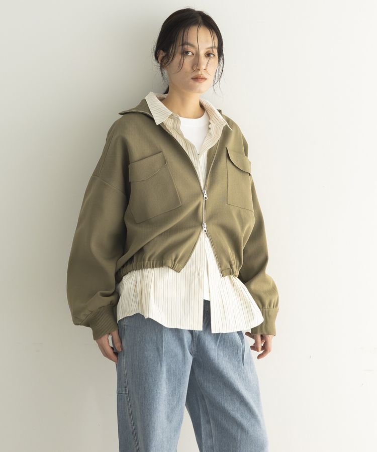 GARAGE OF GOOD CLOTHING「ストライプビッグシャツ」|シャツ・ブラウス|