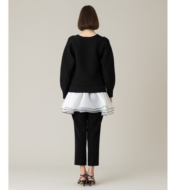 LOULOU WILLOUGHBY「【LOULOU WILLOUGHBY】フリリードッキングチュニックワンピース」|ワンピース|