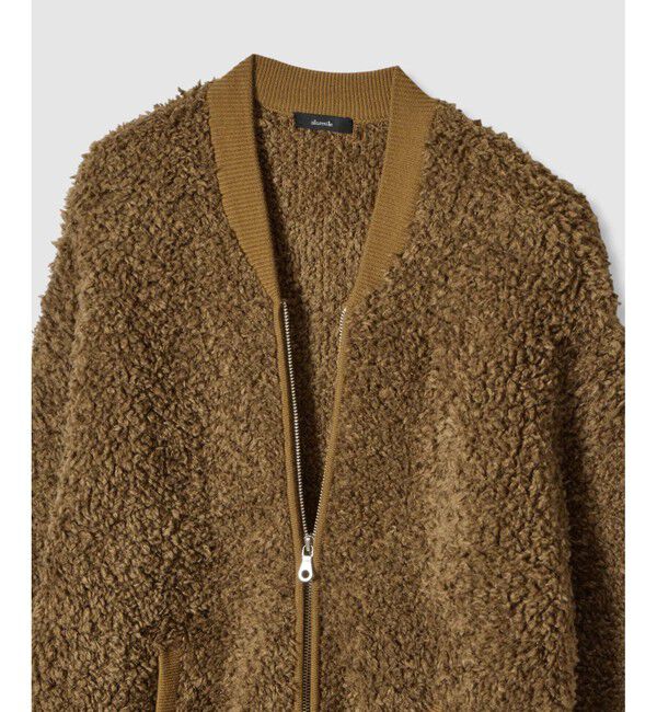 allureville「ニットボアブルゾン」|ブルゾン・スタジャン|