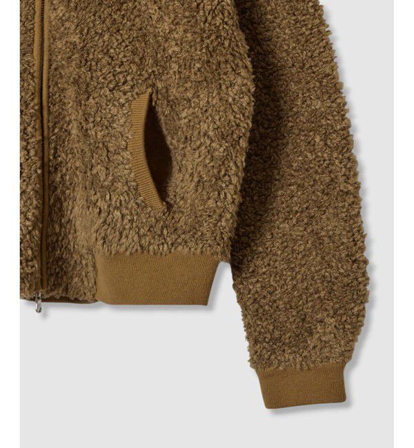 allureville「ニットボアブルゾン」|ブルゾン・スタジャン|