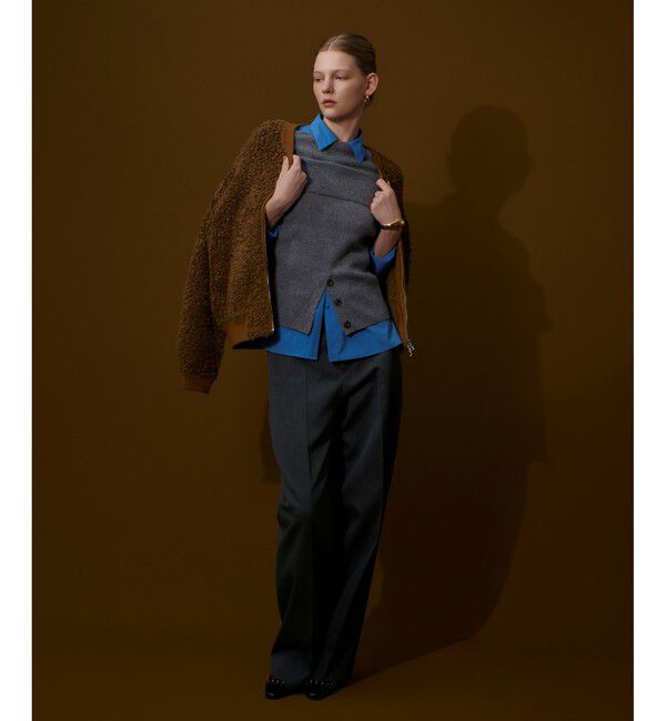 allureville「ニットボアブルゾン」|ブルゾン・スタジャン|