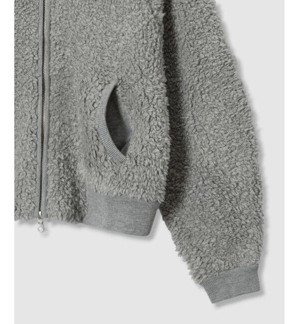 allureville「ニットボアブルゾン」|ブルゾン・スタジャン|