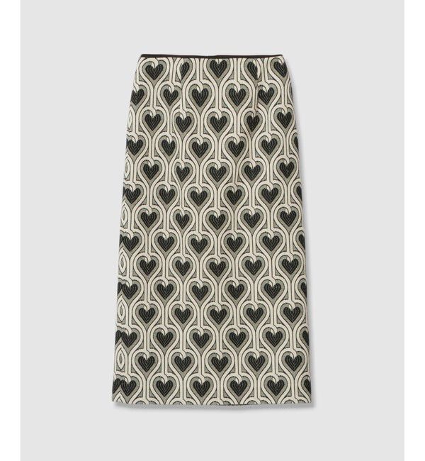 LOULOU WILLOUGHBY「【LOULOU WILLOUGHBY】NEONハートJQタイトスカート」|タイト|