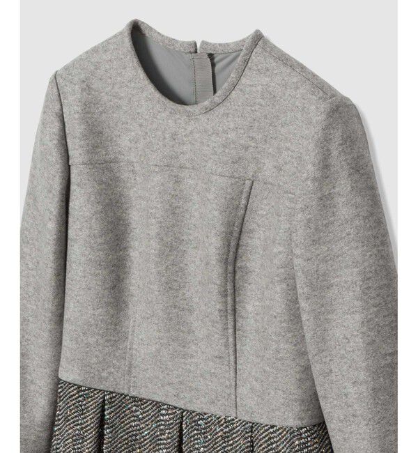 LOULOU WILLOUGHBY「【LOULOU WILLOUGHBY】LINTONラメツイードワンピース」|ワンピース|