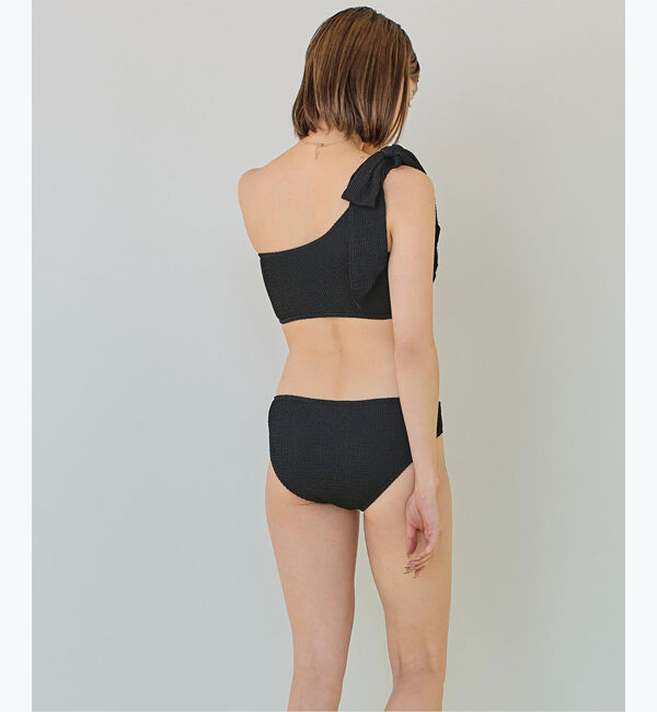 SEA DRESS「uneuneワンショルダーリボンビキニ/水着」|ビキニ|