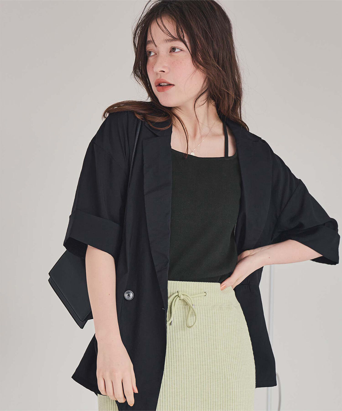 titivate「前後2wayデザインリブタンクトップ」|タンクトップ|