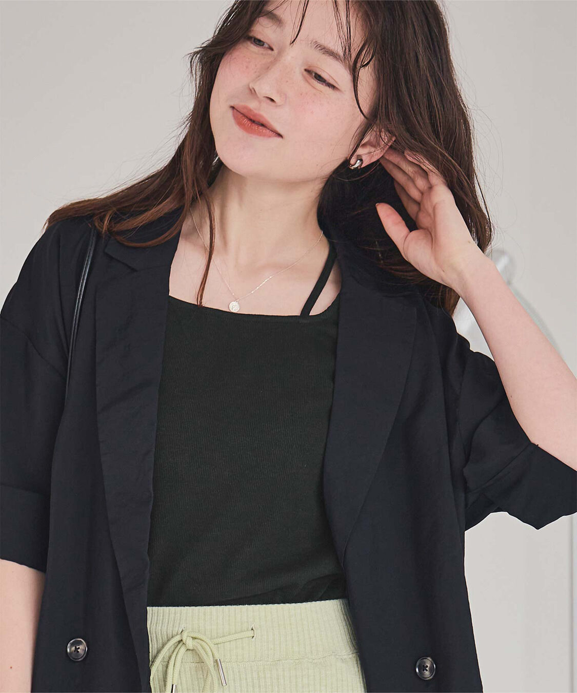 titivate「前後2wayデザインリブタンクトップ」|タンクトップ|